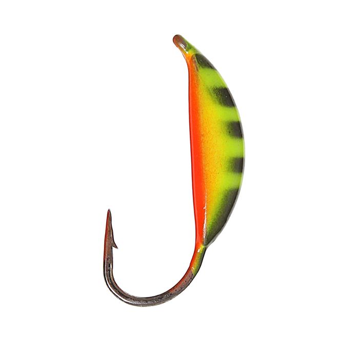 Мормышка W Spider «Супер банан» с ушком крашеная, 2,0 мм, вес 0,35 г, цвет 22