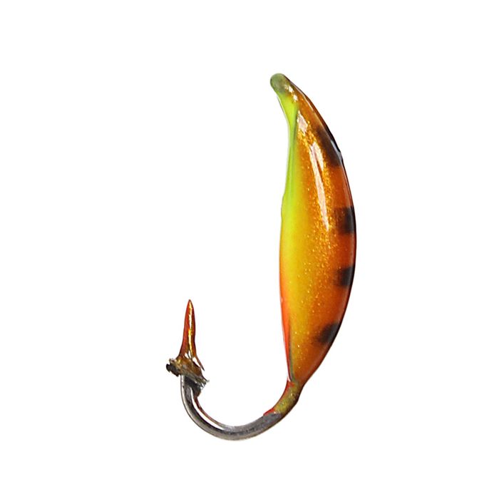 Мормышка W Spider «Супер банан» с ушком крашеная, 2,0 мм, вес 0,35 г, цвет 43