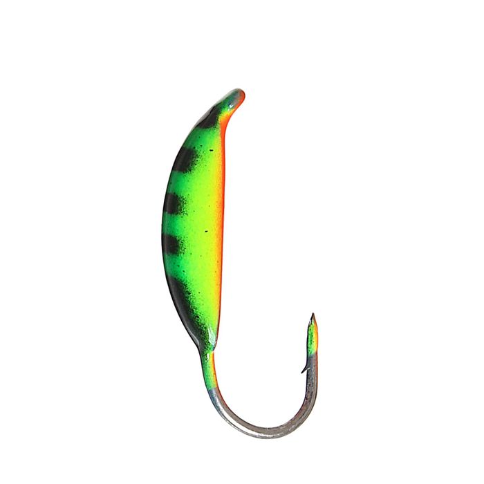 Мормышка W Spider «Супер банан» с ушком крашеная, 3,0 мм, вес 0,46 г, цвет 21