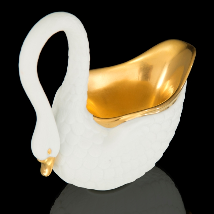 Чаша "Лебедь", белая