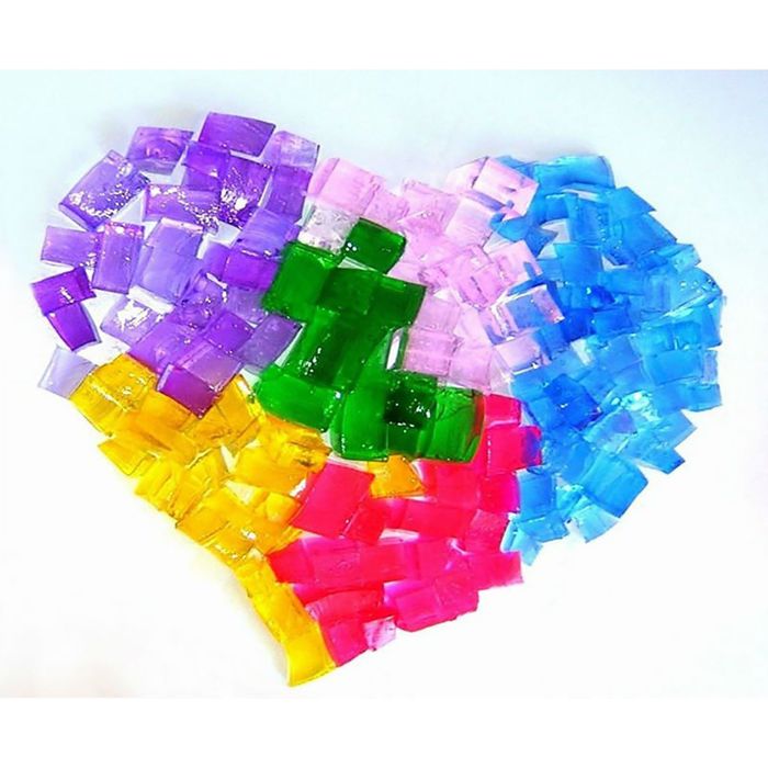 Аквагрунт прозрачные кубики, 50 г