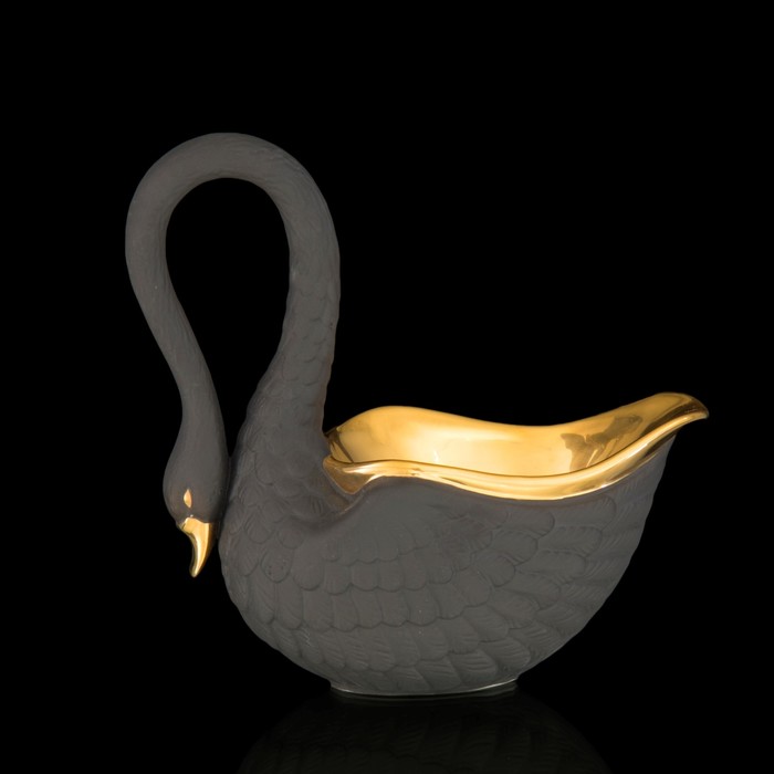 Чаша "Лебедь", черная