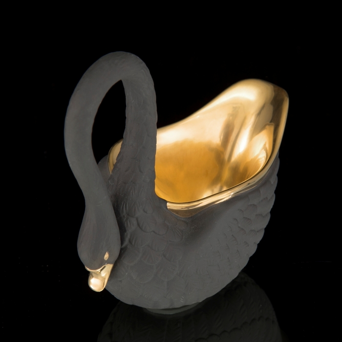 Чаша "Лебедь", черная