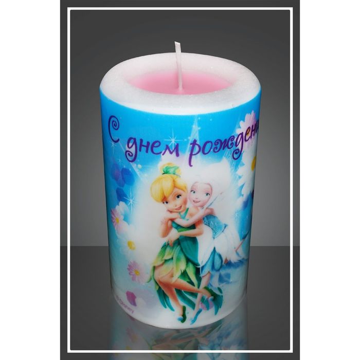 Свеча-сюрприз "Дисней. Феи 1" аромат: роза