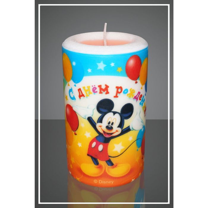 свеча-сюрприз "Дисней. Микки Маус" аромат: ваниль