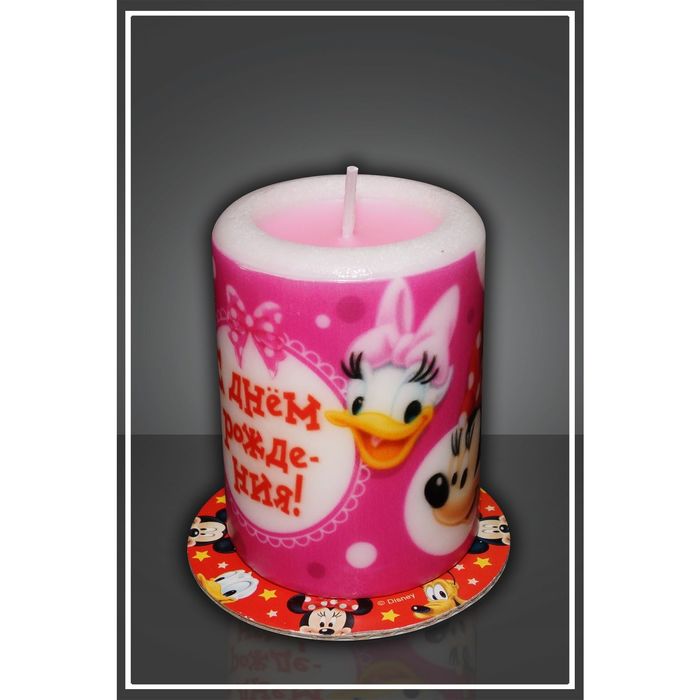 свеча "Дисней. Минни" аромат: роза