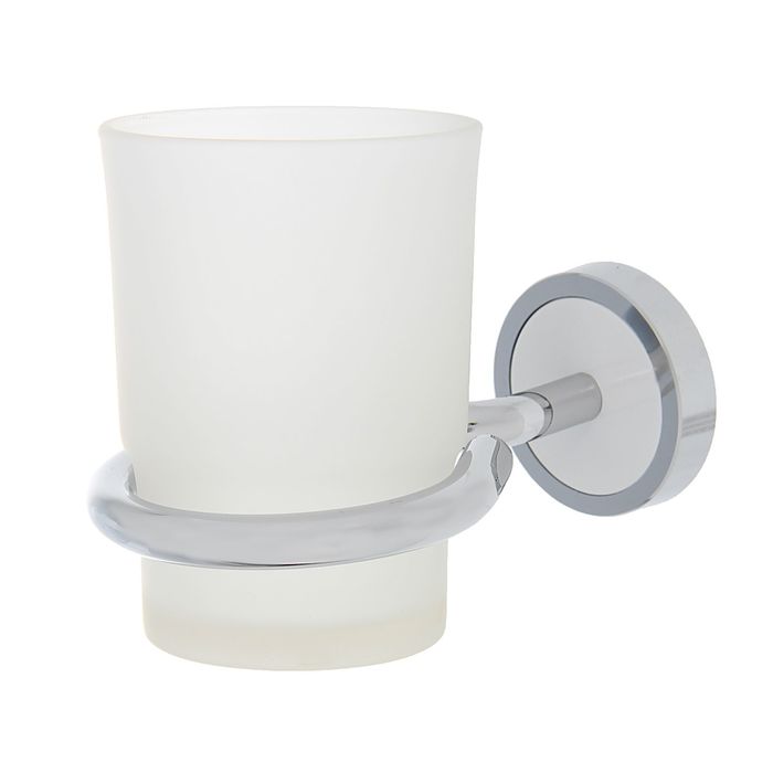 Стакан стеклянный с держателем "Хай-тек"