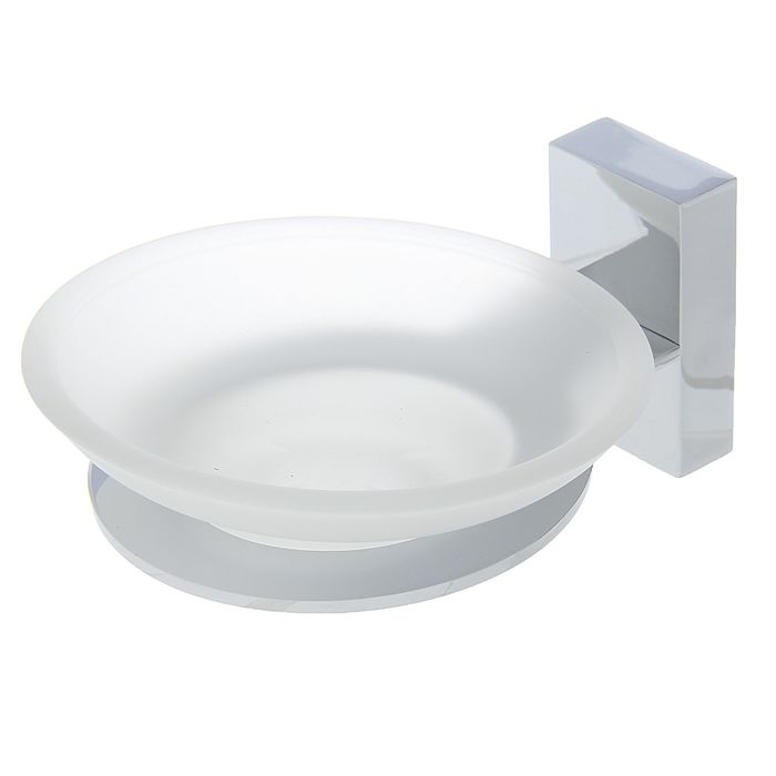 Мыльница настенная стеклянная "Блеск"