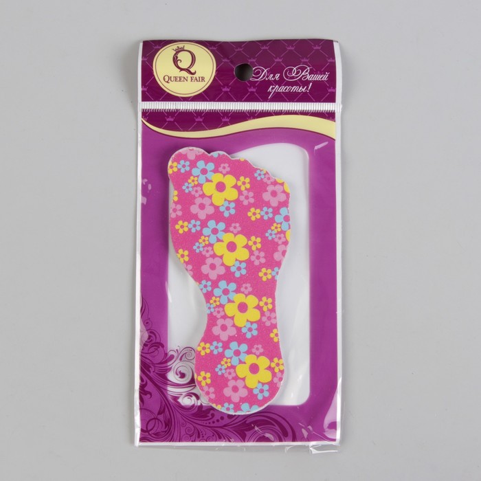 Пилка-наждак "Ассорти", 11см, фигурная, рисунок МИКС