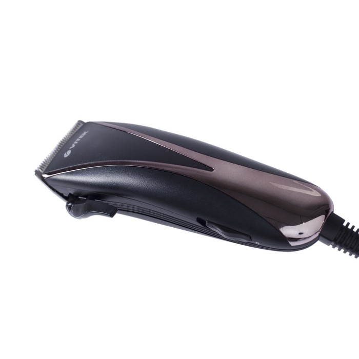 Машинка для стрижки волос Vitek VT-2511 BK, нержавеющая сталь, 4 насадки, черный