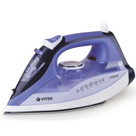 

Утюг Vitek VT-1239 B, 2400 Вт, керамическая подошва, 40 г/мин, 280 мл, сиреневый