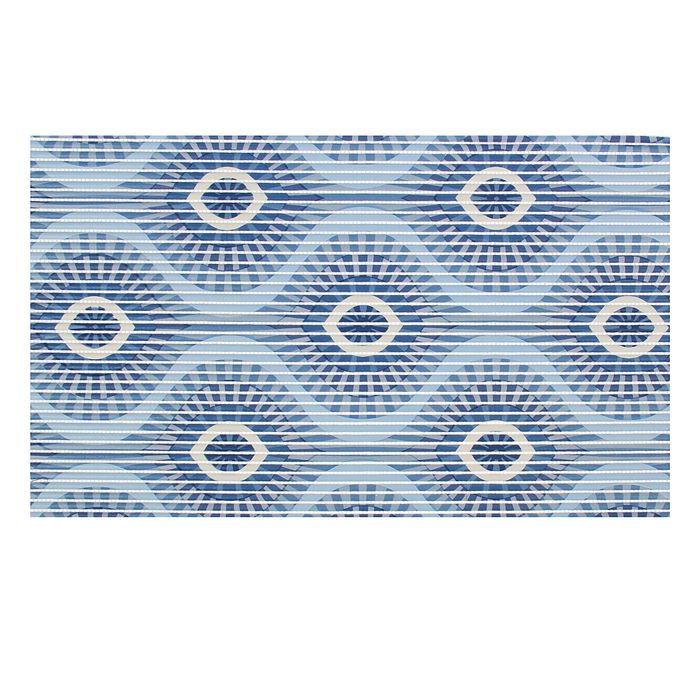 Коврик для ванны "Орфей", цвет синий