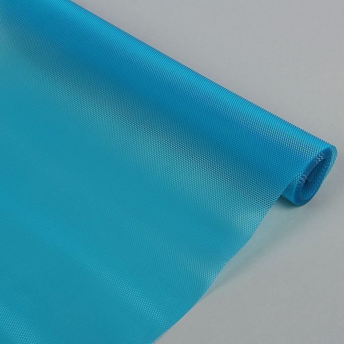 Коврик противоскользящий "Ромбы" 30х150 см, цвет голубой