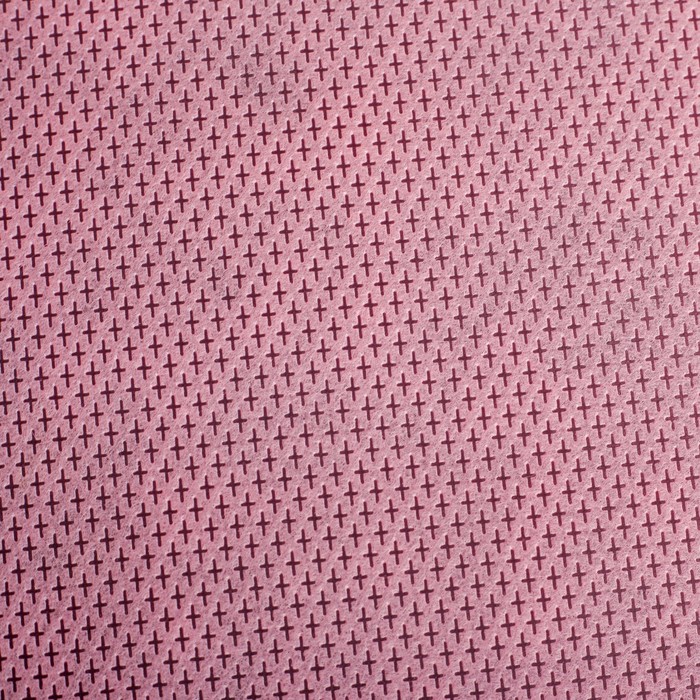 Коврик противоскользящий "Ромбы" 30х150 см, цвет розовый