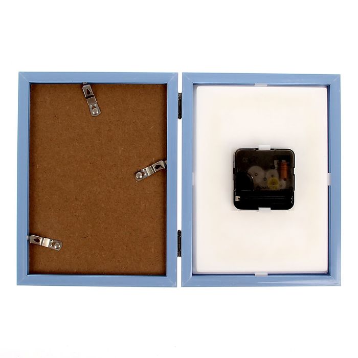 Фоторамка 13х18 см с часами "Лазурный берег"