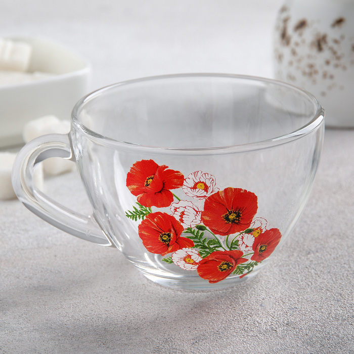 Кружка 200 мл "Маки"