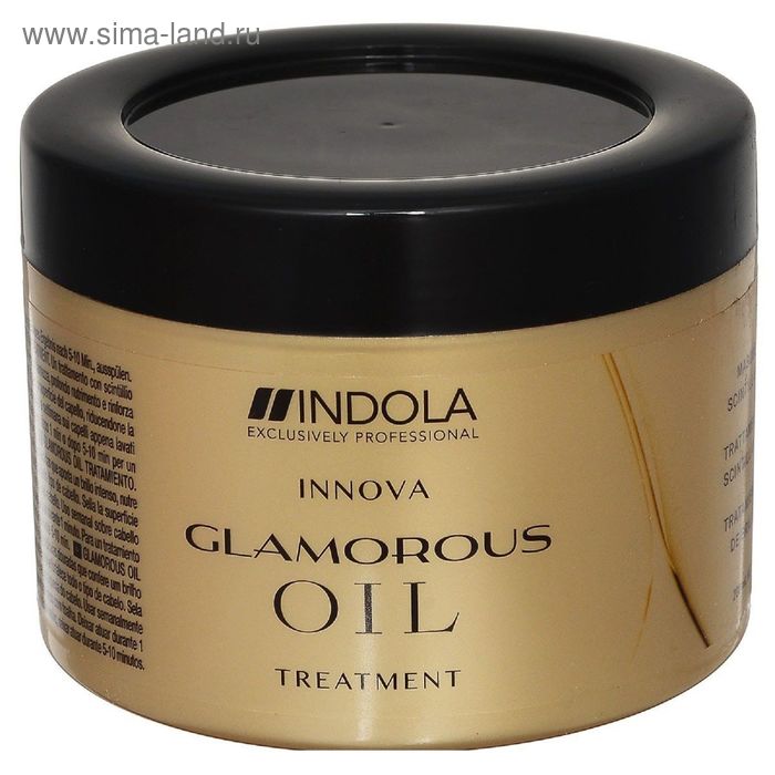 Восстанавливающая смываемая маска для волос Indola Glamorous Oil 