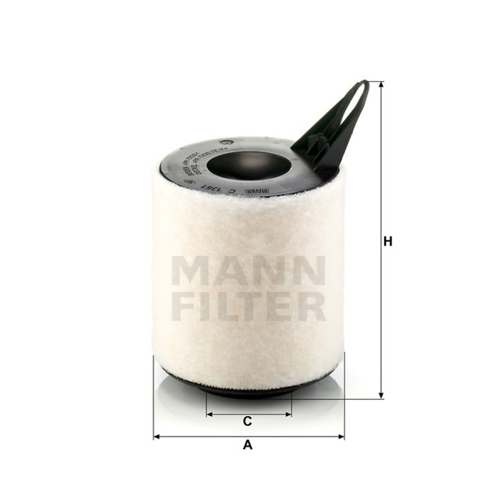 Фильтр воздушный MANN-FILTER C1361