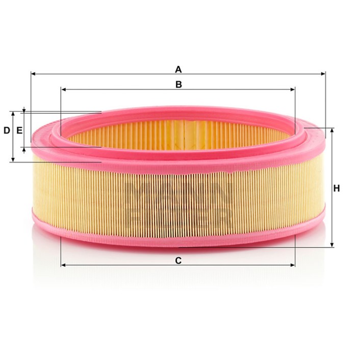 Фильтр воздушный MANN-FILTER C2672/1