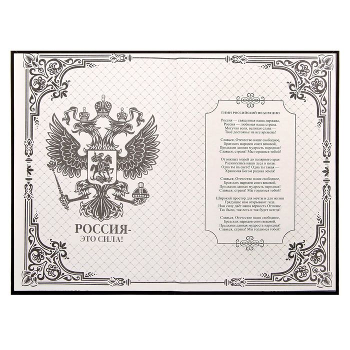 Ежедневник "Россия - это сила", твёрдая обложка, А5, 80 листов