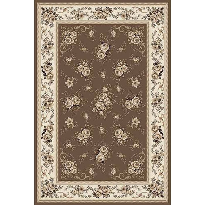 Ковёр Хит-Сет ПП VALENCIA DELUXE d241, 2*5 м, прямоугольный, LIGHT BROWN