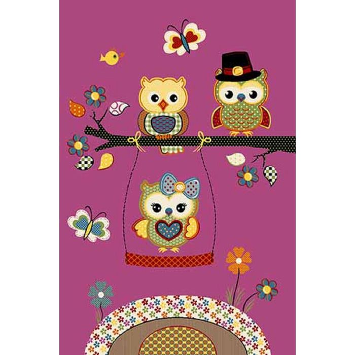 Ковер Fraise CRYSTAL 2740, 1,6*2,3 м, прямоугольный, PURPLE