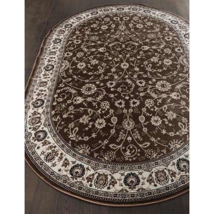 

Ковёр овальный Merinos Valencia Deluxe, размер 300x400 см, цвет brown mр
