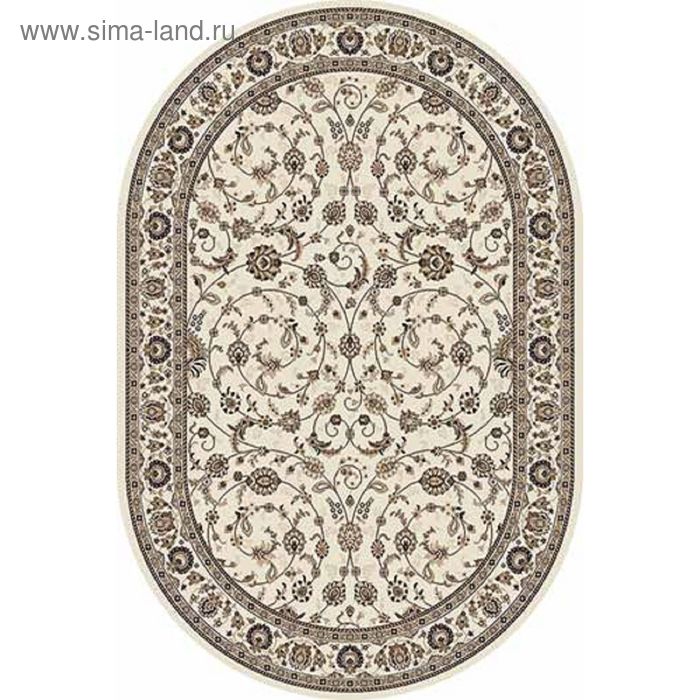 

Ковёр овальный Merinos Valencia Deluxe, размер 300x400 см, цвет cream-brown mр