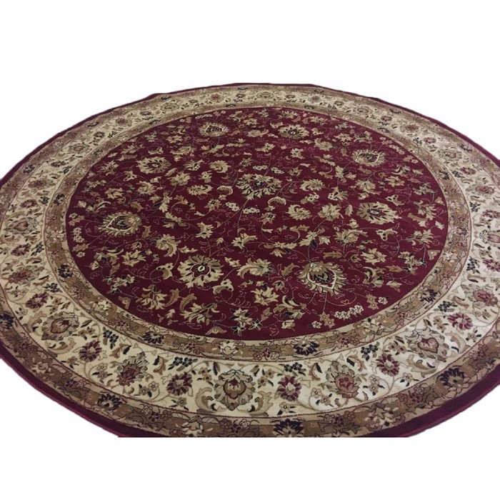 Ковёр Heat-set IZMIR 5471, 3*3 м, круг, RED