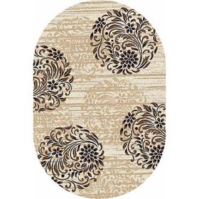 

Ковёр овальный Valencia Deluxe d303, размер 100 х 200 см, цвет cream-brown