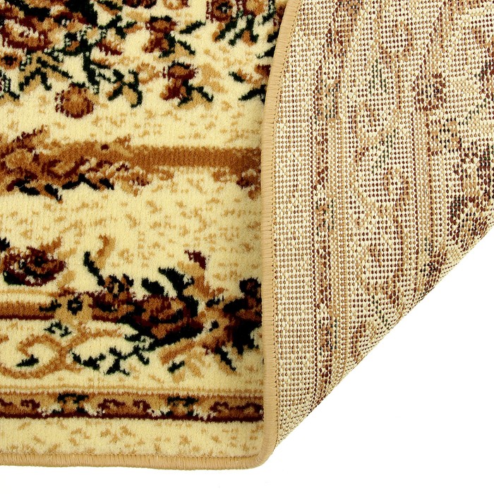 Ковёр БЦФ ПП LAGUNA 5439, 0,8*1,5 м, овал, CREAM