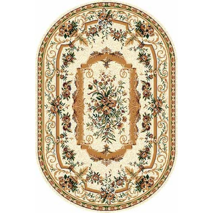 Ковёр БЦФ ПП LAGUNA 5439, 1,5*1,9 м, овал, CREAM