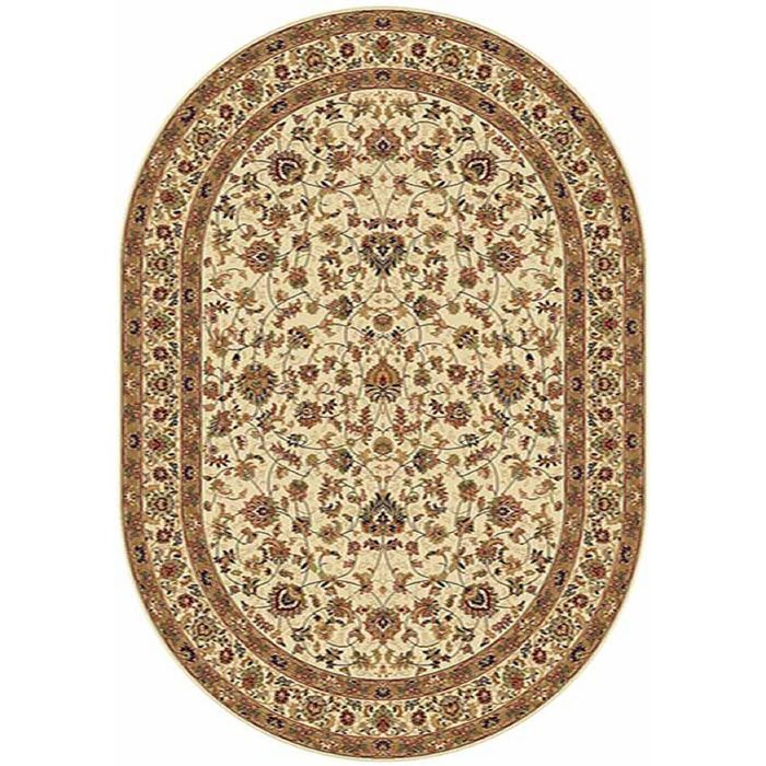 Ковер Heat-set BUHARA 5471, 2*5 м, овал, CREAM