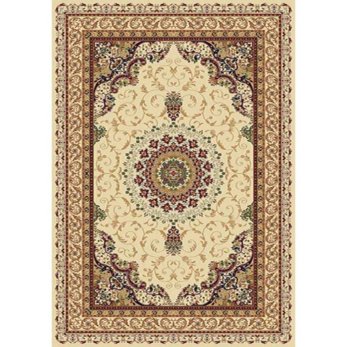 Ковер Heat-set BUHARA d027 2,4*5 м, прямоугольный, CREAM