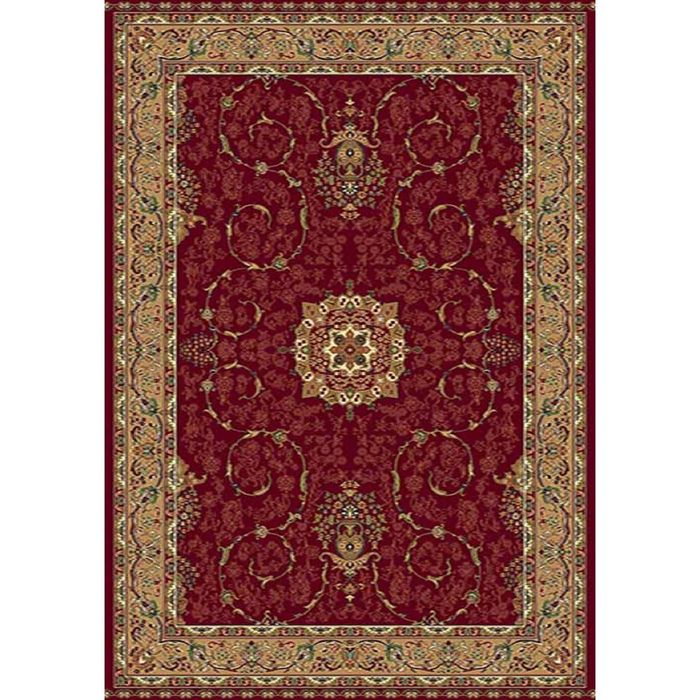 Ковер Heat-set BUHARA d034 1*2 м, прямоугольный, RED