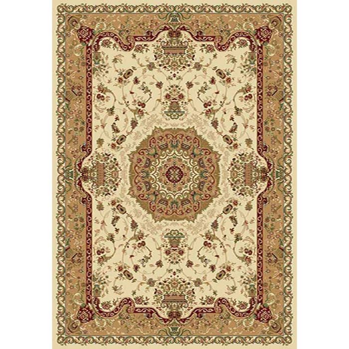 Ковер Heat-set BUHARA d037 3*5 м, прямоугольный, CREAM