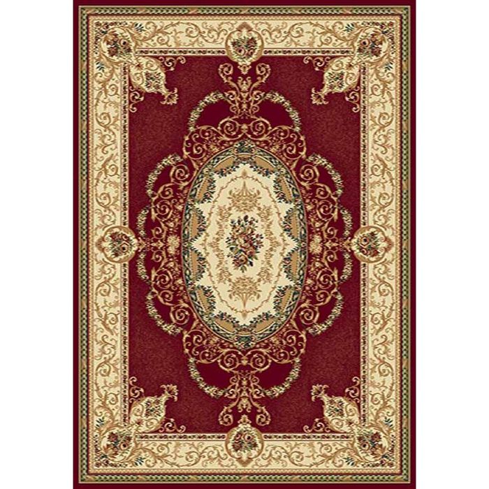 Ковер Heat-set BUHARA d058 1*2 м, прямоугольный, RED