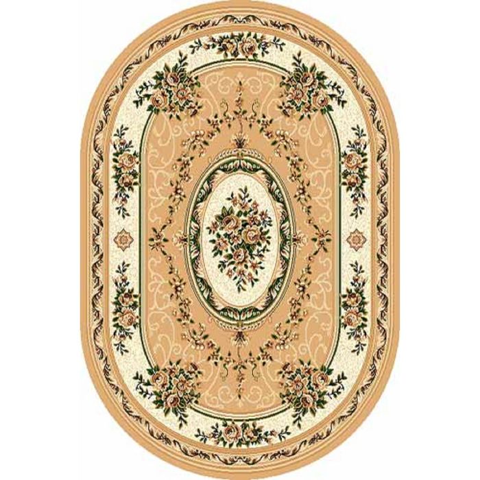 Ковёр БЦФ ПП LAGUNA 5444, 1,5*5 м, овал, BEIGE