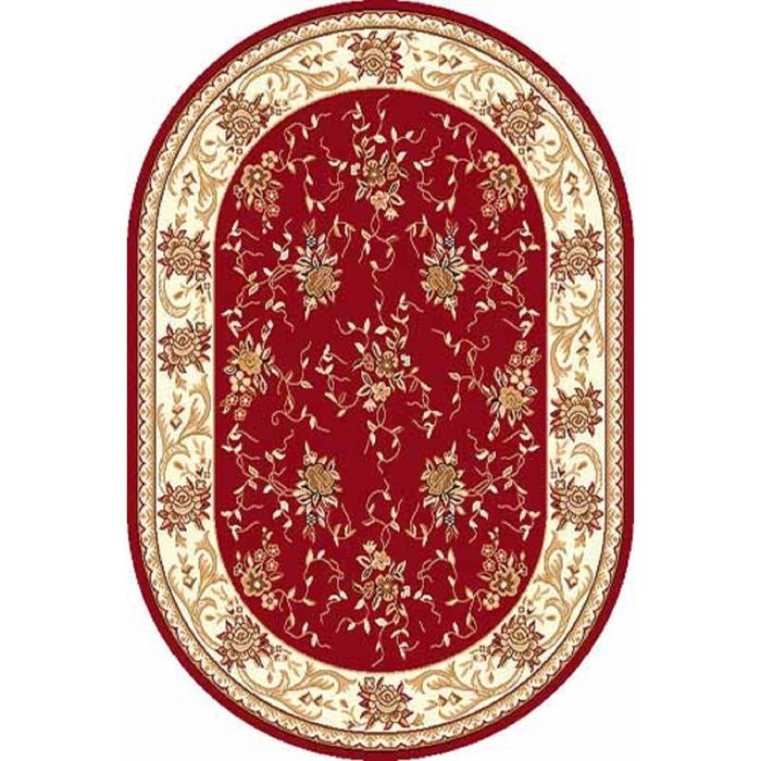Ковёр БЦФ ПП LAGUNA 5455, 2*4 м, овал, RED