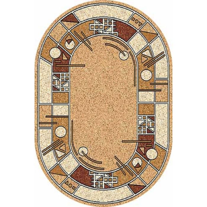 Ковёр БЦФ ПП LAGUNA ALBINA 3, 2,5*3,5 м, овал, BEIGE