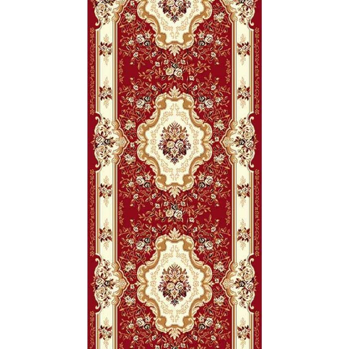 Ковёр БЦФ ПП LAGUNA d017, 1,2*30 м, дорожка, RED