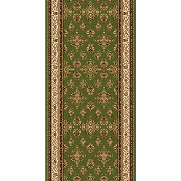 Ковёр Хит-Сет ПП OLYMPOS d064, 1*25 м, дорожка, GREEN