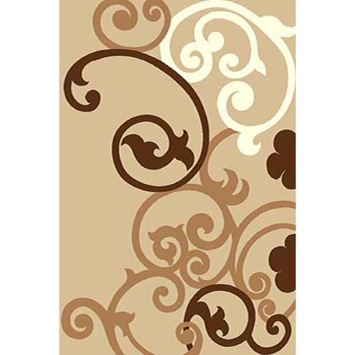 Ковёр Фризе ПП SUNRISE v805, 1*4 м, прямоугольный, BEIGE