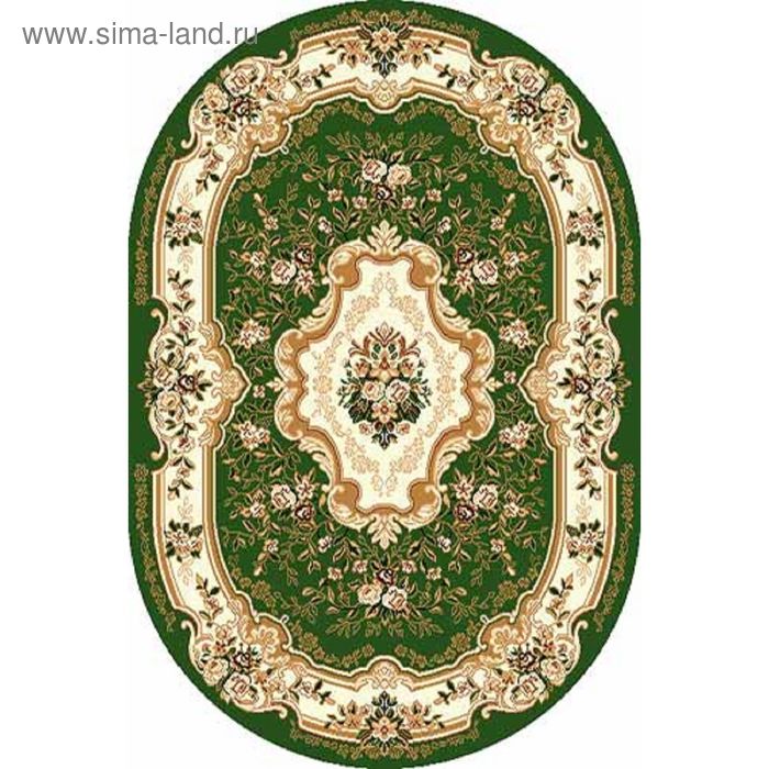 Ковёр овальный Laguna d017, размер 250 х 350 см, цвет green ковёр овальный elegance 1657 red 250 х 350 см