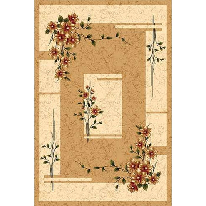 Ковер Heat-set DA VINCI d024, 0,8*1,5 м, прямоугольный, BEIGE