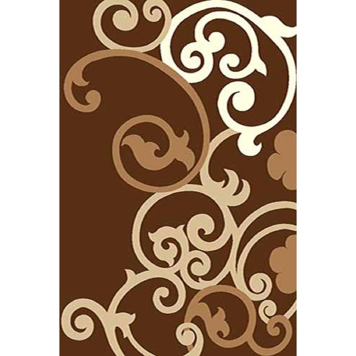 Ковёр Фризе ПП SUNRISE v805, 3*5 м, прямоугольный, BROWN