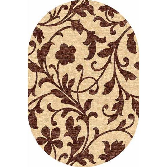 Ковёр БЦФ ПП LAGUNA d184, 3*4 м, овал, BEIGE