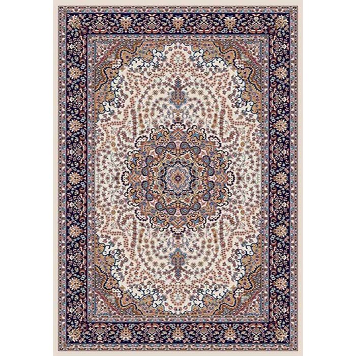 Ковёр Хит-Сет ПП SHAHREZA d202, 2,4*4 м, прямоугольный CREAM-NAVY