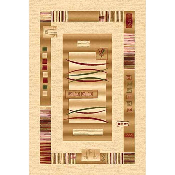 Ковер Heat-set DA VINCI d025, 1*3 м, прямоугольный, CREAM