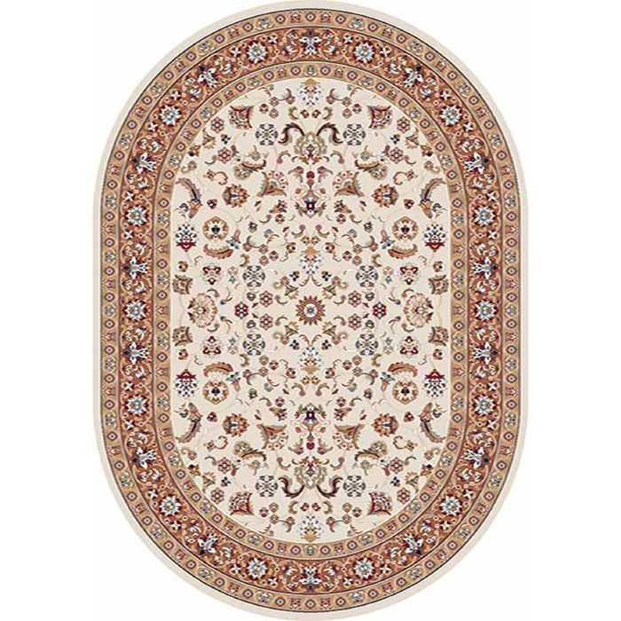 Ковёр Хит-Сет ПП SHAHREZA d210, 1,2*3 м, овал, CREAM-TERRA 2